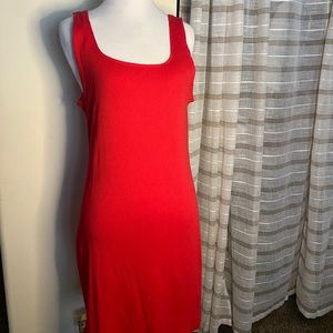 Ribbed tank top dress